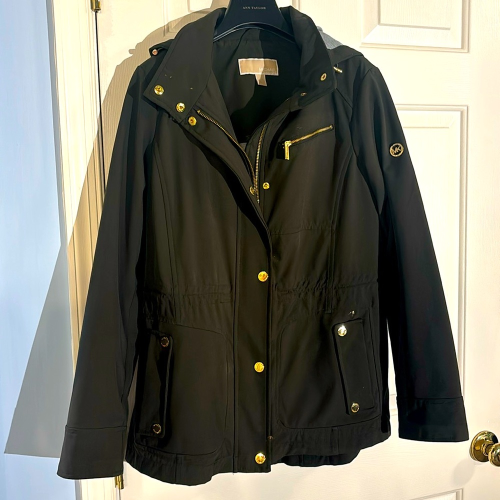 Michael Michael Kors dark green jacket, size M EUC